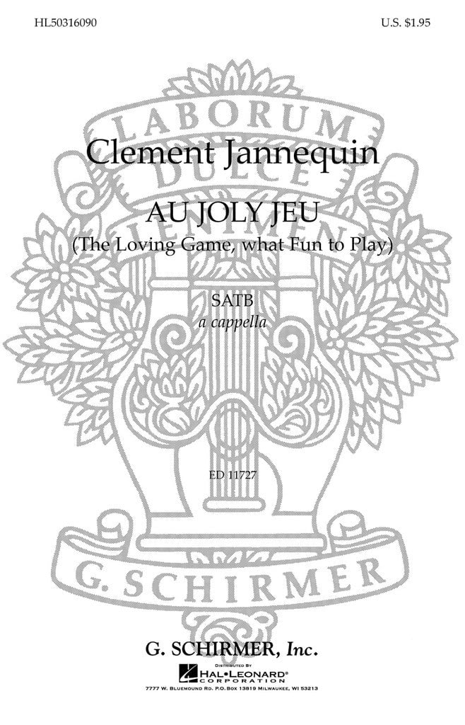 Au Joly Jeu The Loving Game, What Fun To Play